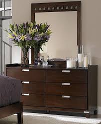 Bella Warm Cherry Wood Metal Glass Dresser Mirror Dresser Decor Bedroom Elegant Bedroom Dresser Decor