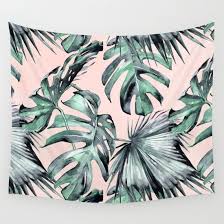 3.9 out of 5 stars. Click Simple Luxe For Matching Sets Pastel Pale Pink Palm Leaf Greenery Sage Mint Banana Plants Salmon Coral Nautica Green Art Print Green Tapestry Pink Dorm