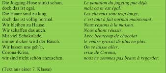 Fait, faite  fɛ, fɛt  adj. Wir Schreiben Zu Hause Ein Unesco Projekt Zur Corona Krise Tilman Riemenschneider Gymnasium Osterode Am Harz