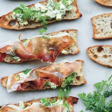 Pickled Egg Salad Crostini With Serrano Ham Recipe Serrano Ham Pickled Eggs Egg Salad