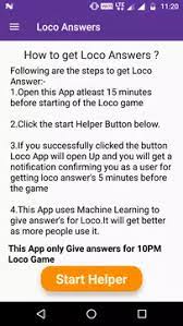 Compete against crores of users in every game. Loco Answers Answers For Loco With Ml Unreleased Apk 1 7 Download For Android Download Loco Answers Answers For Loco With Ml Unreleased Apk Latest Version Apkfab Com