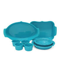 Want It Now Take A Look At This Sea Blue Talavera Bakeware Set By Chantal On Zulily Today Bakeware Set Bakeware Talavera