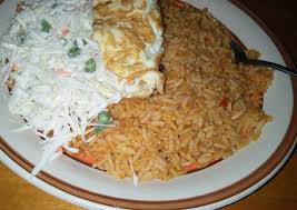 Parboiling the rice just means that you are giving it a. Jollof Rice Vegetable Salad And Fried Egg Recipe By Abu Deborah Cookpad