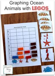 Kids Math Games Graphing Ocean Animals With Legos Math For Kids Math Games For Kids Math Games
