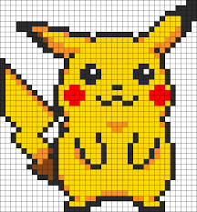 Pikachu Kandi Pattern Pokemon Bead Pixel Art Pokemon Pokemon Perler Beads