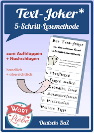 Facher In 2020 Lesen Lesekompetenz Joker