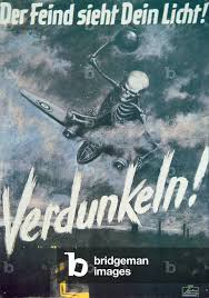 Image of 'The Enemy Sees Your Light! Blackout!', German World War II by  German School, (20th century)