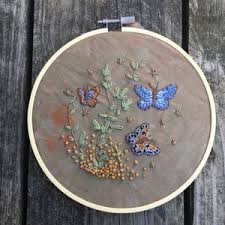 Maybe you would like to learn more about one of these? Extinct Embroidery Kit Xerces Blue Solstice Handmade