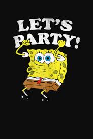 Spongebob shark high definition desktop wallpapers. Spongebob Squarepants Lets Party Black Background Notebook Notebook Planner Daily Planner Journal To Do List Notebook Daily Organizer Ley Mr Kechia 9798697189870 Amazon Com Books