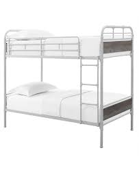 Our bunk beds trundle and extra storage for other applications never go out of fashion. Walker Edison Twin Over Twin Metal Pipe Wood Bunk Bed Reviews Furniture Macy S
