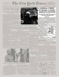 Most of them are published in hebrew, but there are also newspapers catering to arabic speakers, and newspapers catering to immigrants speaking a variety of other languages, such as russian. A General Strike By Israel S Arabs Disrupts Country The New York Times
