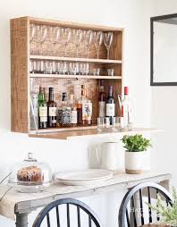 Whether your bar design includes a wet bar or dry bar (no sink), we will handcraft your custom cabinets with the same care and precision given for each piece of cabinetry produced in our shop. How To Make A Diy Wall Mounted Bar Cabinet Hazel Gold Designs