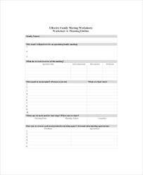 After sifting through all of my papers to see what i had (i'll spare you the picture of that), i settled on these categories for my family records: 8 Family Meeting Agenda Templates Free Sample Example Format Download Free Premium Templates