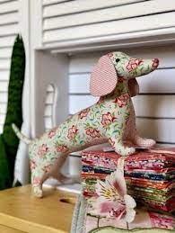 Dapper Dachshunds Tilda Apple Butter Vintage Toy Gift Cottage Etsy Sewing Stuffed Animals Dog Lovers Birthday Dachshund Pattern