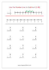 Free 1st grade math worksheets, organized by topic. Free Printable Number Subtraction 1 10 Worksheets For Grade 1 And Kindergarten Subtraction With Pictures Objects To Cross Out Subtraction Using Number Line Megaworkbook