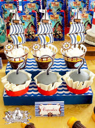 Jake And Neverland Pirates Birthday Party Ideas Photo 7 Of 14 Pirate Birthday Pirate Birthday Party Pirate Theme Party