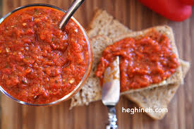 How To Make Red Pepper Dip Adjika Recipe Heghineh Cooking Show Stuffed Peppers Stuffed Pepper Dip Red Pepper Dip