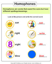 We pride ourselves on being able to provide students with accurate tasks and practice for the exact skills they will be required to complete on assessments. Spelling Homophones Worksheet Turtle Diary