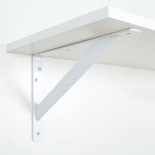 Everbilt 8 In X 11 25 In X 1 05 In Heavy Duty White Shelf Bracket Eh Wsthdus 354 The Home Depot White Shelves Shelf Brackets Shelves