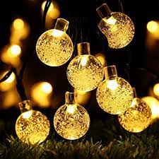 Enjoy light outdoors after sunset. Amazon Com Globe Battery Operated String Lights With Timer Recesky 60 Led 29ft Crystal Ball Decor Lighting For Outdoor Indoor Garden Party House Garland Ornament Christmas Tree Decorations Warm White Home Improvement