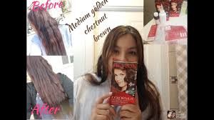 Revlon colorsilk 41 medium brown hair color. Revlon Colorsilk Medium Golden Chestnut Brown Hair Dye Youtube