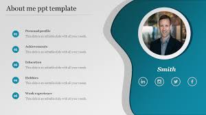 Personal profile template free download. Professional About Me Ppt Template