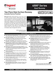 4000 Series Raceway Cut Sheet