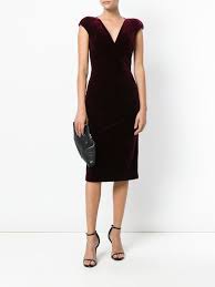 Tom Ford Fitted Velvet Dress Dresses Evening Dresses Velvet Dress