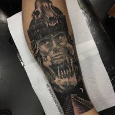 Apocalypto Theme Aztec Tattoo Sleeve Aztec Tattoos Sleeve Aztec Tattoo Wiccan Tattoos