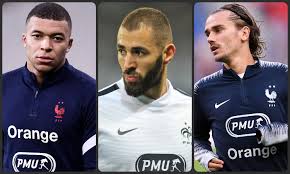 Depuis la liste dévoilée par didier deschamps et le rappel de karim benzema (33 ans) pour. Mbappe Benzema Griezmann Le Total De Buts Fait Peur