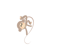 Monkey falls asleep on a tree. Cartoon Monkey Images Cartoon Gif