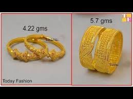 Latest Matte Finish 1 Gram Gold Bangles With Price 1 Gram Gold Jewellery Youtube Goldjewell 1 Gram Gold Jewellery Gold Jewelry Simple Gold Bangles Design