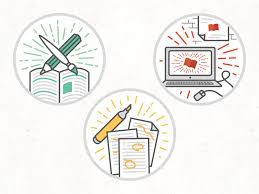 Publishing Icons Gif Graphic Design Print Illustration Design Writing Icon