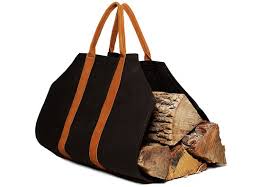 10 Easy Pieces Firewood Log Carriers Gardenista Log Carrier Canvas Log Carrier Firewood Logs