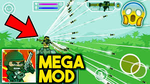 Mini Militia Mega Mod Apk One Shot Kill Mod Unlimited All Play Hacks Download Hacks Game Download Free