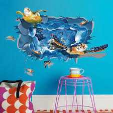 Images of sea turtles would also work well in doctor's offices for children, day care centers, or. Sea Turtle 3d Wall Sticker Ocean Life Store