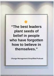 Follow Change Management Simplified Podcast for such content. Also listen  to the podcast
