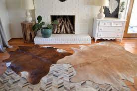Choose from different colors like white and grey, and shades of black that you'll find in our cowhides. Layered Cowhides Also Oysters Nesting Place