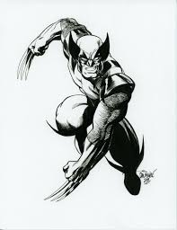 Black And White Comic Art Wolverine By Scott Dalrymple Wolverine Xmen Art Logan Wolverine