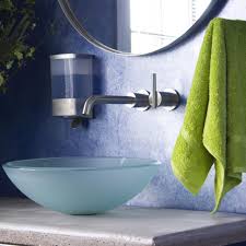 how to clean a glass vessel sink