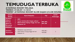 Kerja kosong in klang 2018. Iklan Jawatan Di A Famosa Resort Melaka Jawatan Kosong Terkini Malaysia