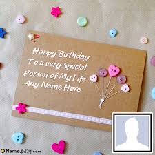 Add photos and custom message. Pin On Name Happy Birthday Images