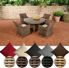 Poly Rattan Sitzgruppe Bovino 5 Mm Rund Geflecht Aluminium Gestell 4 X Sessel Sandnes Tisch Rund O 130 Cm Jetzt Bestellen U Gartenmobel Aussenmobel Garten