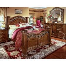Cordoba Poster Bedroom Set Burnished Pine King Bedroom Furniture Bedroom Sets King Size Bedroom Sets