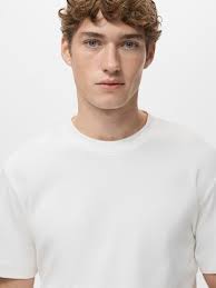 MANGO MAN Tričko 'Kimi' vo farbe Šedobiela