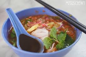 Nothing quite like having the joo hooi oyster omelette with a couple of bowls of these. Famous Penang Road Assam Laksa Joo Hooi Cafe Archives Missuschewy