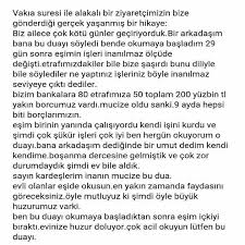 Vakia Suresi Ile Yasanan Mucize Www Corek Otu Yagi Com Corek Otu Yagi Com Islam Person