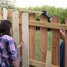 I assume i have a rail 1 from the top and bottom of the fence, but do i also add a rail to the middle or is that overkill? How To Build A Diy Privacy Fence Lowe S