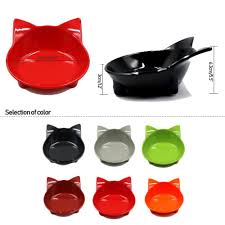 Aolvo Cat Feeding Station Cute Shallow Cat Food Bowls Frisky Kitty Shape Wide Cat Dishnon Slip Cat Feeding Bowls Cat Food Bowl Cat Feeding Station Cat Feeding