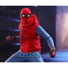 Collage, comics, dual, marvel, mosaic, multi, screen, spiderman. Spider Man Homecoming Red Hoodie Celebs Movie Jackets